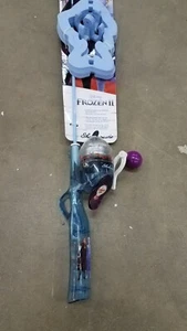Shakespeare Youth Fishing Rod and Spincast Reel Lighted Kit, Frozen - Picture 1 of 4