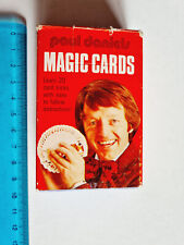 Cartes De Jeu Paul Daniels Magic Poker Vintage Original Playing Cards Nouveau