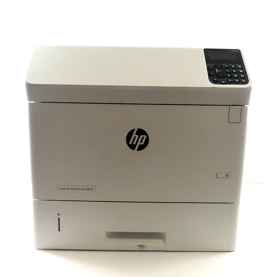 HP LaserJet Enterprise M605n A4 Mono Laser Printer - E6B69A - Image 1 of 4