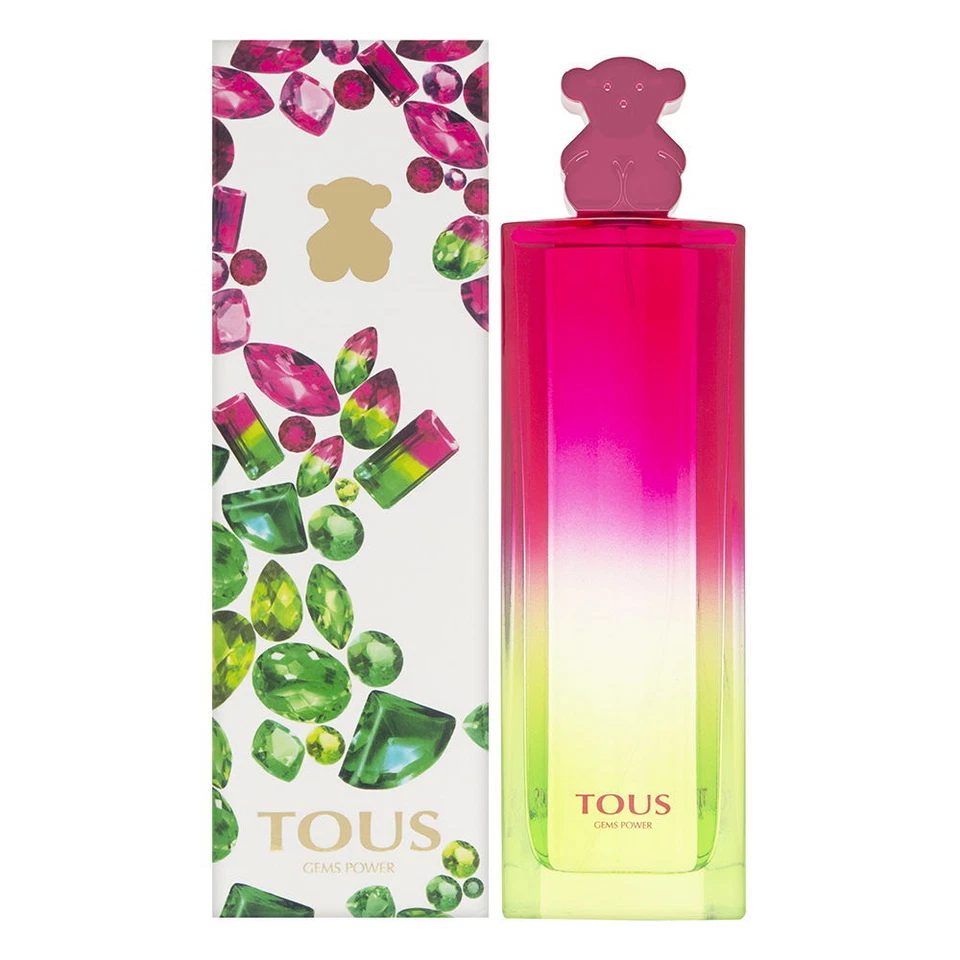 Gems Power by Tous Feminino 3,0 oz Eau de Toilette Spray Novo em folha - Imagem 1 de 1