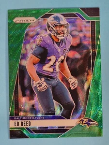 2024 Panini Prizm GREEN WAVE Ed Reed Baltimore Ravens #27 - Bild 1 von 2