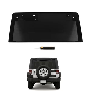Rear Back Dark Heated Window Glass For Jeep Wrangler 2&4 Door Utility 2011-2017 - Picture 1 of 24