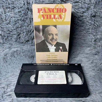 Pancho Villa VHS Tape 1972 Telly Savalas Anne Francis Chuck Connors Movie Film - Image 1 of 4