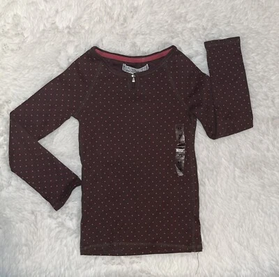 NUEVO CON ETIQUETAS GAP NIÑOS NIÑAS XS 4-5 AÑOS MANGA LARGA LUNARES CAMISETA T TOP Foto 1 de 3