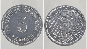 ALLEMAGNE 5 PFENNIG 1913 A Germany Deutchland - Picture 1 of 1