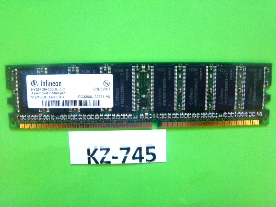 Qimonda HYS64D64300HU-5-C '512 MB Ddr-Ram Non-Ecc PC-3200' #KZ-745 - Image 1 of 1
