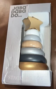 JabaDabaDo - Stacking Silver Wooden Toy - Brand New In Box - Picture 1 of 2