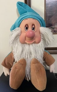Vintage 1993 Disney “Snoring” Sleepy Dwarf Plush Doll Snow White Animated Eyes - Picture 1 of 8