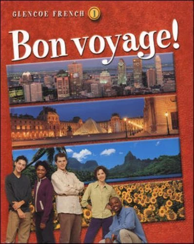 Glencoe French: Bon Voyage!  Katia Brillie Lutz Conrad J Schmitt 2001 Hardcover - Image 1 of 1