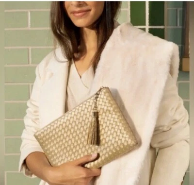 NIP Virginia Wolf Mimi woven pouch/Mimi Curateur Clutch - Image 1 of 4