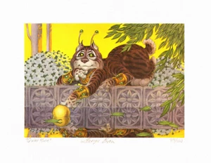 Limited Edition "QUIET MUSE" George BARR Kunstdruck (1979) Fantasy Art - Bild 1 von 1