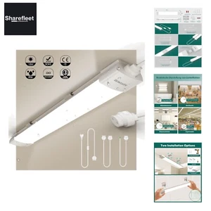 Lámpara LED Humedad 18W con Enchufe, Plafón Baño 4000K Blanco Neutro Rojo... - Imagen 1 de 10