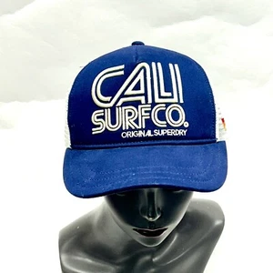 Cali Surf Co. Original Superdry Tube Ride Trucker Ball Cap Hats One Size (YB) - Picture 1 of 7