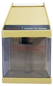 Vintage Rival Electric Ice Crusher Machine Model 840 Harvest Color w/Box WORKS - Picture 1 of 19