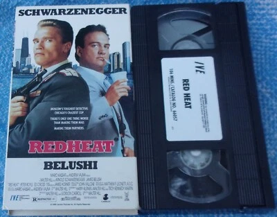Red Heat VHS Video 1988 Movie Arnold Schwarzenegger James Belushi Action IVE VTG - Image 1 of 4