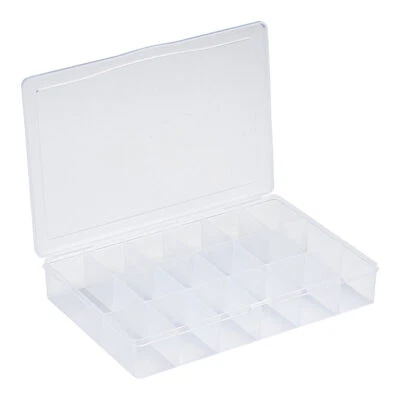 Sortierbox für Kleinteile Transparent Sortierkasten mit Deckel Schmuck Perlen - Bild 1 von 4