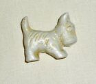 Vintage Mini 1-3/4" Painted Cast Iron Scotty Dog Scotish Terrier Figure