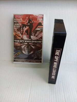 007 James Bond The Spy Who Loved Me VHS CBS VINTAGE 1977 White Box Original - Image 1 of 4