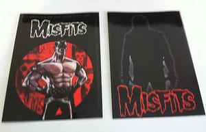 THE MISFITS 2-Pack of Stickers Cartoon & Silhouette NEW OFFICIAL MERCH Danzig - Picture 1 of 1