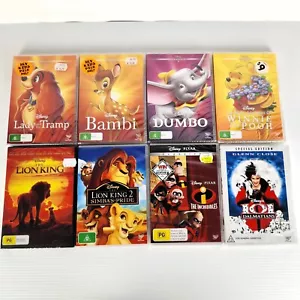 Disney Kids 8x Mixed Titles New & Sealed DVD Collection PAL Reg 4 Cartoon + Live - Picture 1 of 20