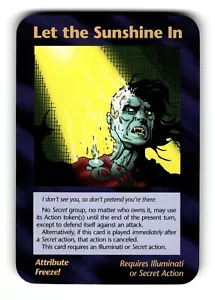 Let the Sunshine In Card INWO Illuminati New World Order Assassins Game 62/122 - Picture 1 of 4