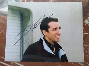 Signed Autographed 8 x 10 Photo Killed Indy 500 Race Car Driver Justin Wilson