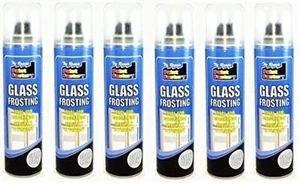 6 Stck. Glas Weiß Zuckerguss Spray Farbe Dose Fenster Sichtschutz Dekoration Küche - Bild 1 von 1