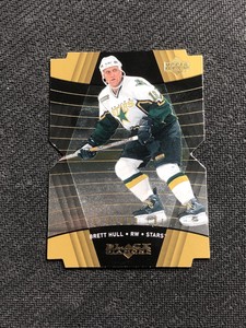 1999-00 UPPER DECK BLACK DIAMOND BRETT HULL DIAMOND CUT DIE-CUT #30