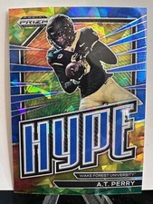 2023 Prizm Draft Picks Blue Cracked Ice Hype A.T. Perry  94/99 Wake Forest
