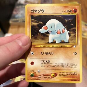 Pokémon - Phanpy Japonais NonHolo Peu commun Neo Genesis #231 NEUF/M emballage d'origine
