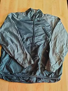 Gap Men's Nylon 1/2 Zip Jacket Blue/Grey Size Large - Picture 1 of 14