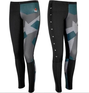 Reebok CrossFit Damen Kompression Leggings Fitness Laufhose Sport Hose schwarz - Bild 1 von 8