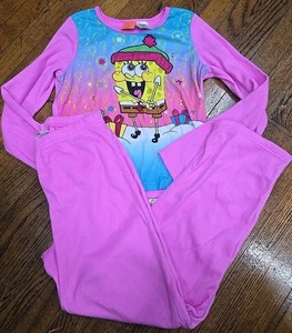 Pigiama bambina vintage Y2k SpongeBob SquarePants 2009 - Foto 1 di 9