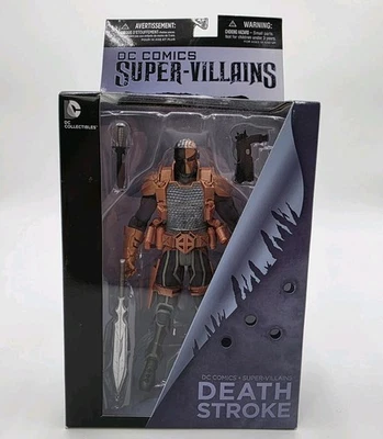 Figura de acción Death Stroke 2013 DC Comics SuperVillains DEATHSTROKE NUEVA EN CAJA  Foto 1 de 3