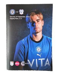 Stockport County v Cardiff City Programme 13/09/25 - Picture 1 of 2
