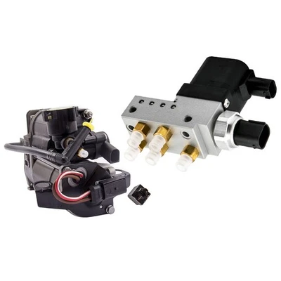 Compresor de suspensión neumática + bloque de válvula de suministro de aire para Mercedes Benz E550 2003-11 Foto 1 de 4