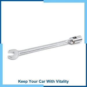 Pack(1) 15mm Swivel Head Combination Socket Spanner Wrench Car Repairing Tool - Bild 1 von 3