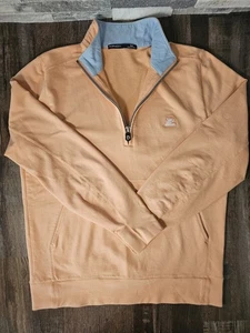B.Draddy Quarter Zip Herren M mit Doonbeg Gold Course Emblem Peach - Bild 1 von 5