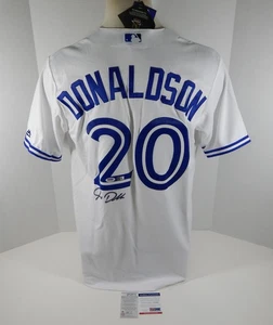 Toronto Blue Jays Josh Donaldson #27 Replica Signed White Jersey L Auto PSA/DNA - Picture 1 of 6