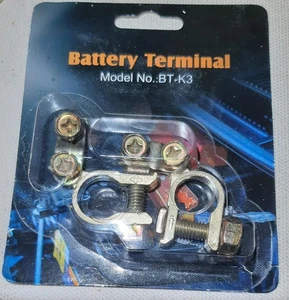 Batterieklemmen Batterie Polklemmen SET + - Batterie Pol Klemmen PKW 12V  - Bild 1 von 3