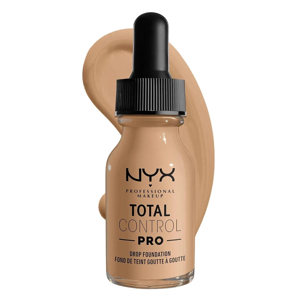 NYX 4-PACK Total Control Drop Foundation 13ml Pro Liquid Full Coverage  10 Buff - Image 1 of 1