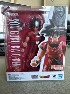 DMG BOX - SH Figuarts Dragon Ball Z Son Goku Kaio Ken 180000 Power Level - Picture 1 of 7