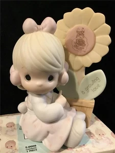 1988 Precious Moments "A Growing Love" Symbol of Membership E-0008 Figur selten - Bild 1 von 23