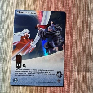 Inuyasha TCG - Thats Random 101 - FOIL Rare - Score Jaki 1ST ED - Picture 1 of 2