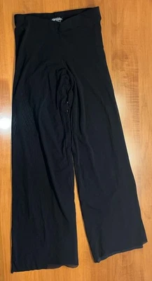 NWT Petit Pois By Viviana G Black Palazzo Pants Size Small. Soft/Comfy Orig $159 - Image 1 of 4