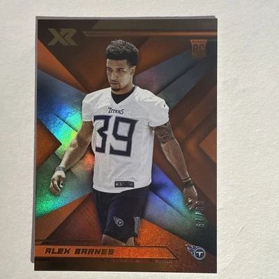 2019 Panini XR - Rookies Alex Barnes #161 Orange /99 (RC) - Image 1 of 3