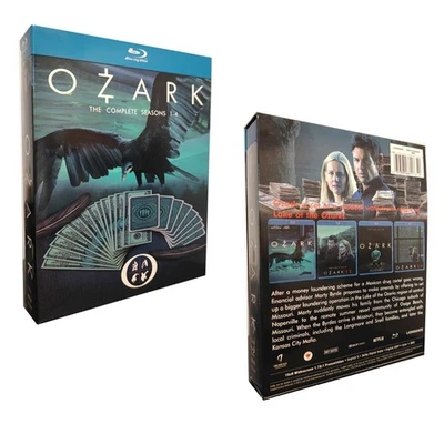Ozark: The Complete Series Seasons 1-4 (BLU-RAY) Free Shipping! Foto 1 de 4