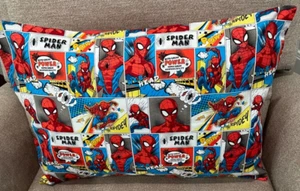 Handmade Spider-Man Inspired "Spidey" Envelope-Style Pillowcase 14" x 20" - Picture 1 of 3