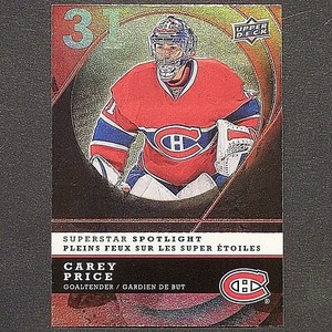 CAREY PRICE  2008/09 UD Mcdonald's Superstar Spotlight #IS1  Montreal Canadiens