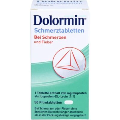 JOHNSON & JOHNSON GMBH (OTC) DOLORMIN Filmtabletten 50 St PZN00624255
